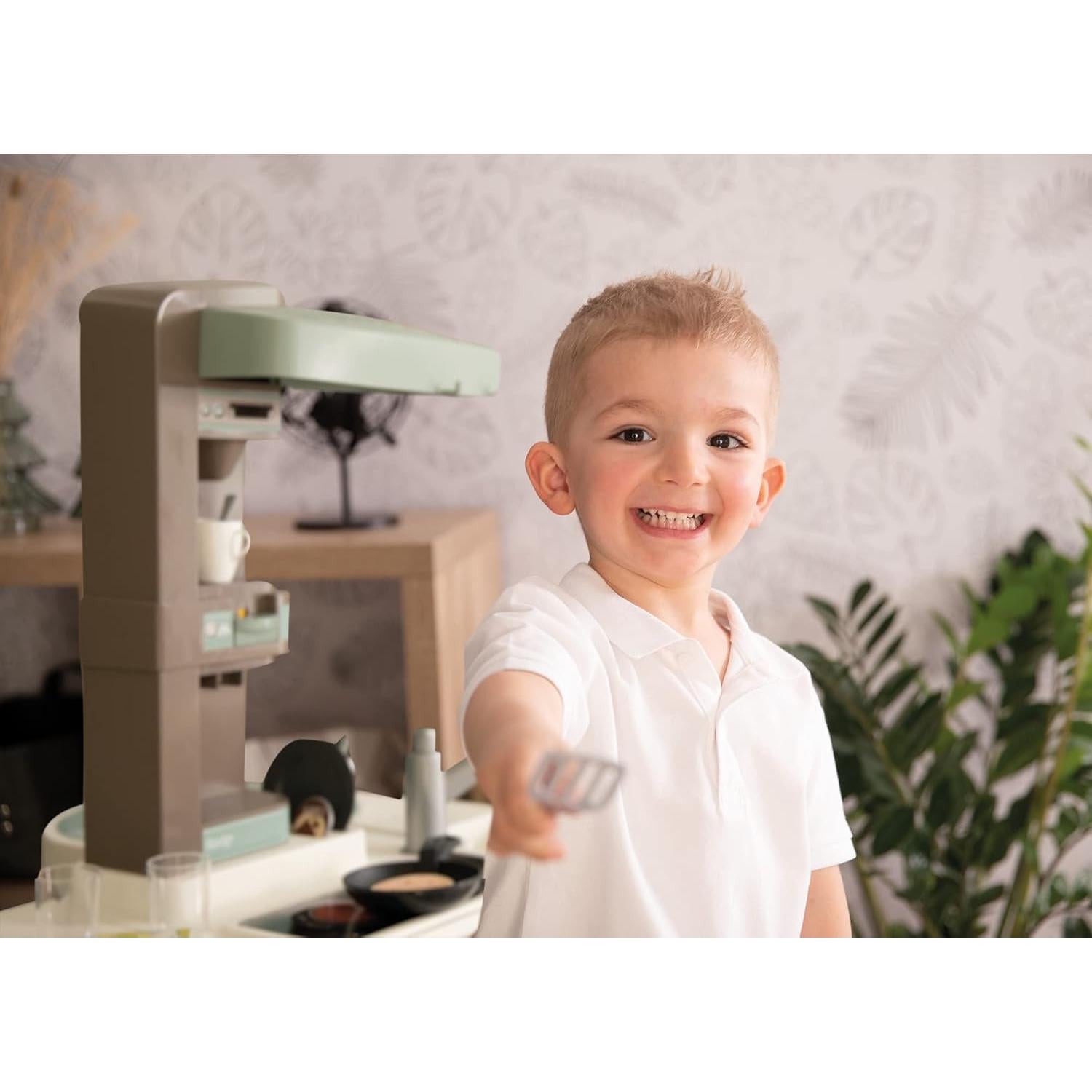 Cocina Infantil XL Bubble Smoby Tefal 34 Accesorios Funcional