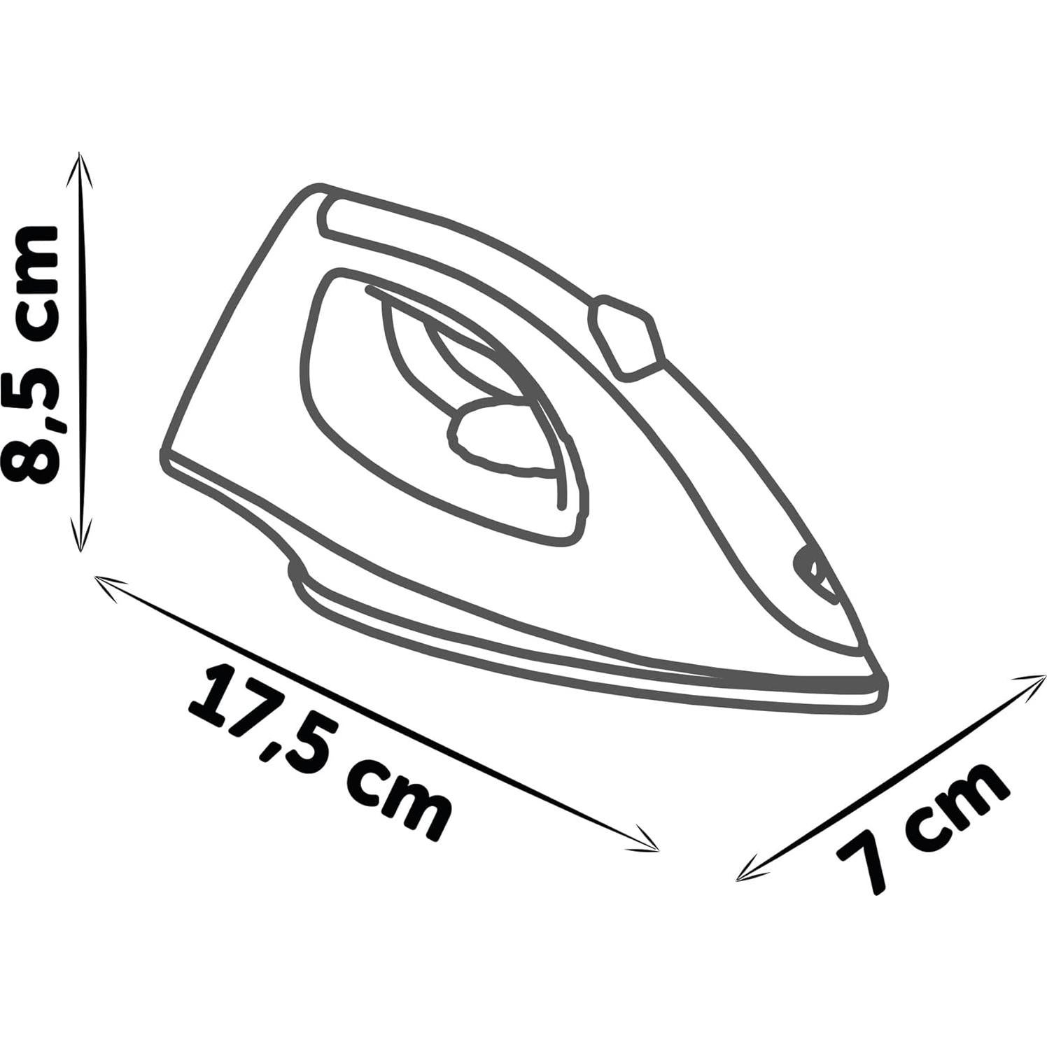 Plancha Realista Smoby con Sonido - Juguete 17.8x7.3x9 cm