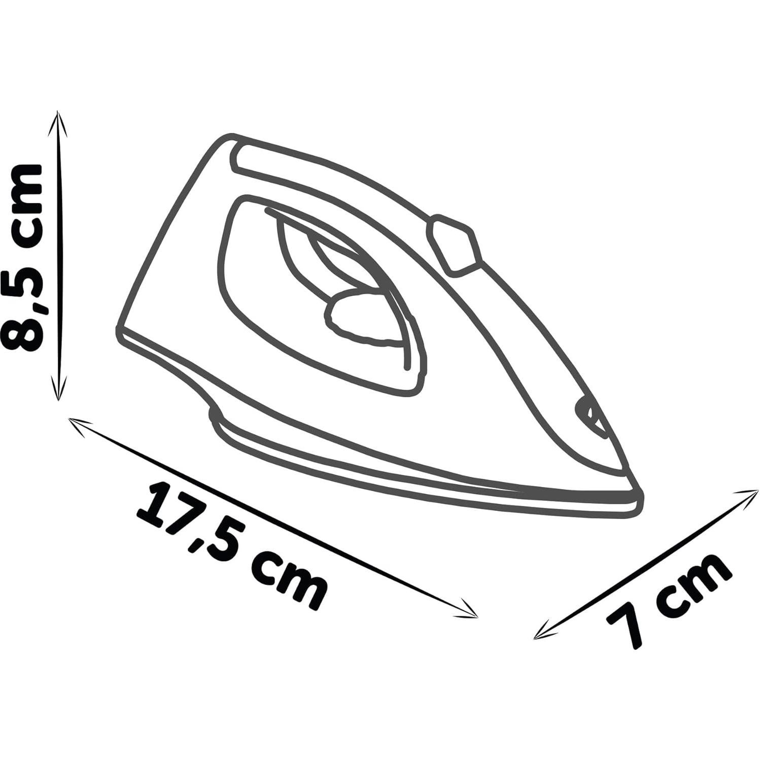 Plancha Realista Smoby con Sonido - Juguete 17.8x7.3x9 cm