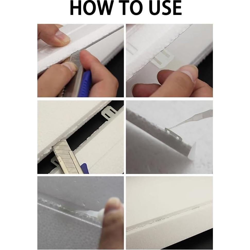 30PCS Bisagras de Papel URIMPAVIDO para Aviones RC DIY