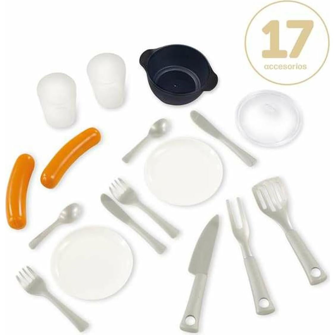 Cocina de Verano Smoby con Parrilla y Fregadero - 17 Accesorios