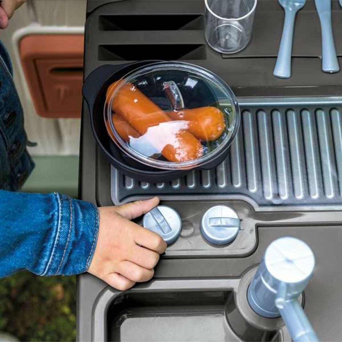 Cocina de Verano Smoby con Parrilla y Fregadero - 17 Accesorios