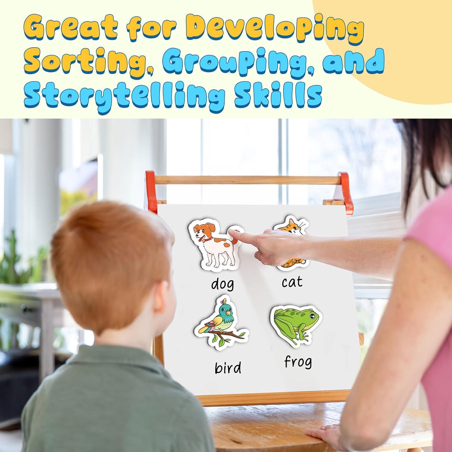 Imanes de Animales Magnéticos 50 PCS para Niños - Educativos