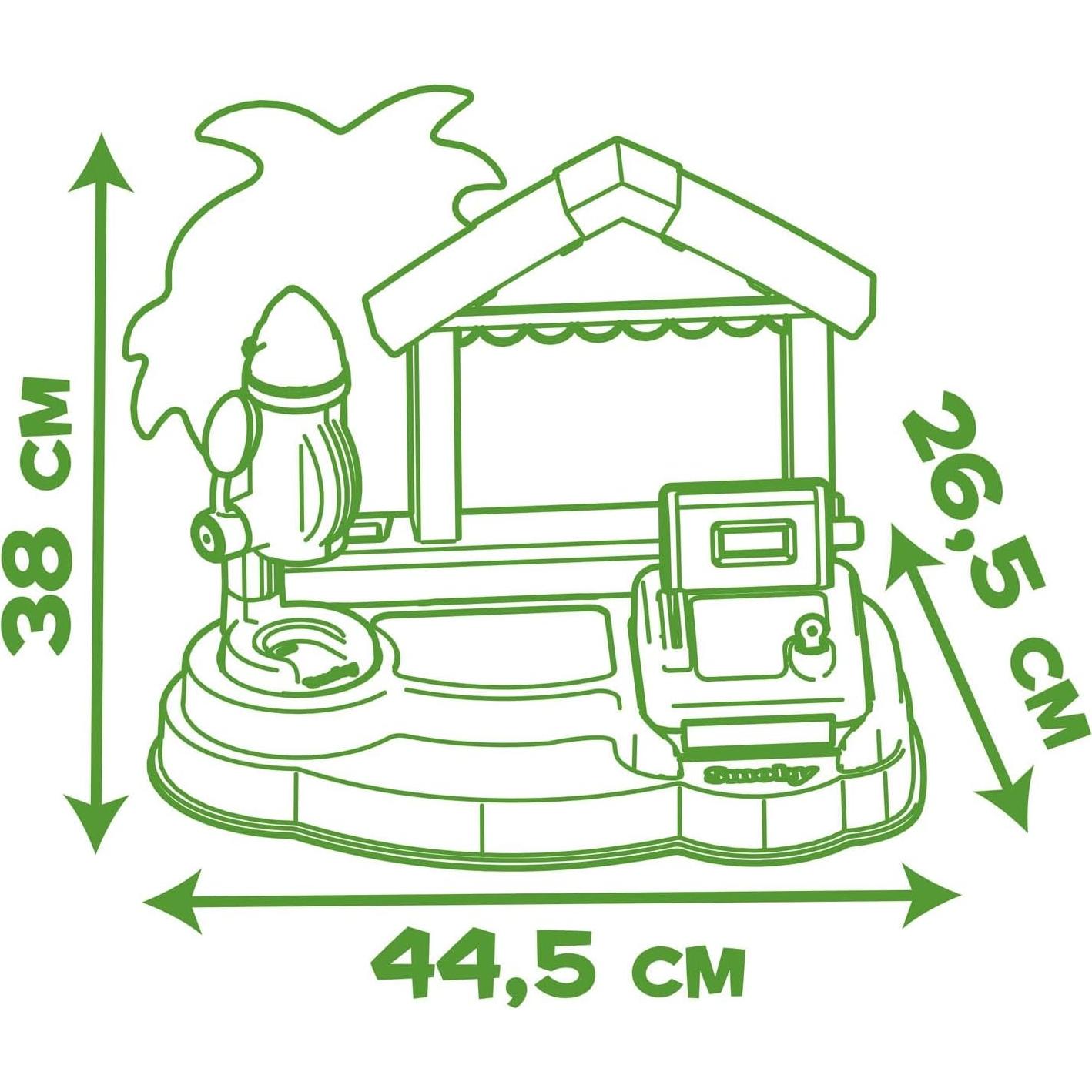 Bar de Playa Smoby con Caja Registradora y Helados - 38 Accesorios