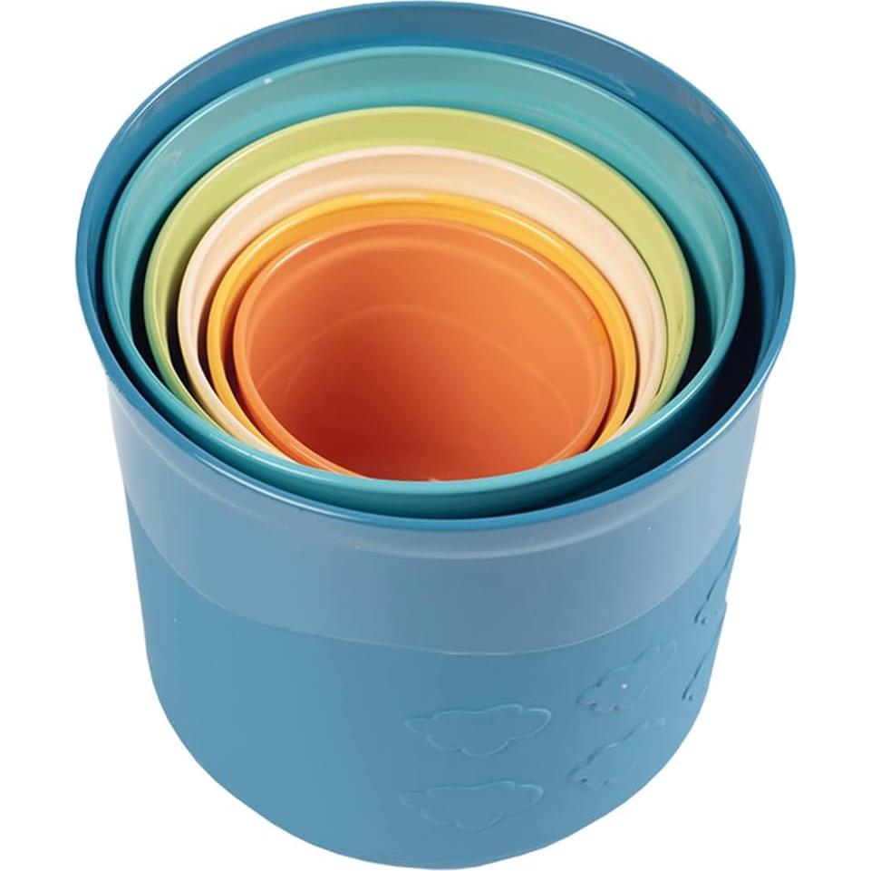 Torre de Tazas Apilables Smoby Verde 6 Tazas 40 cm