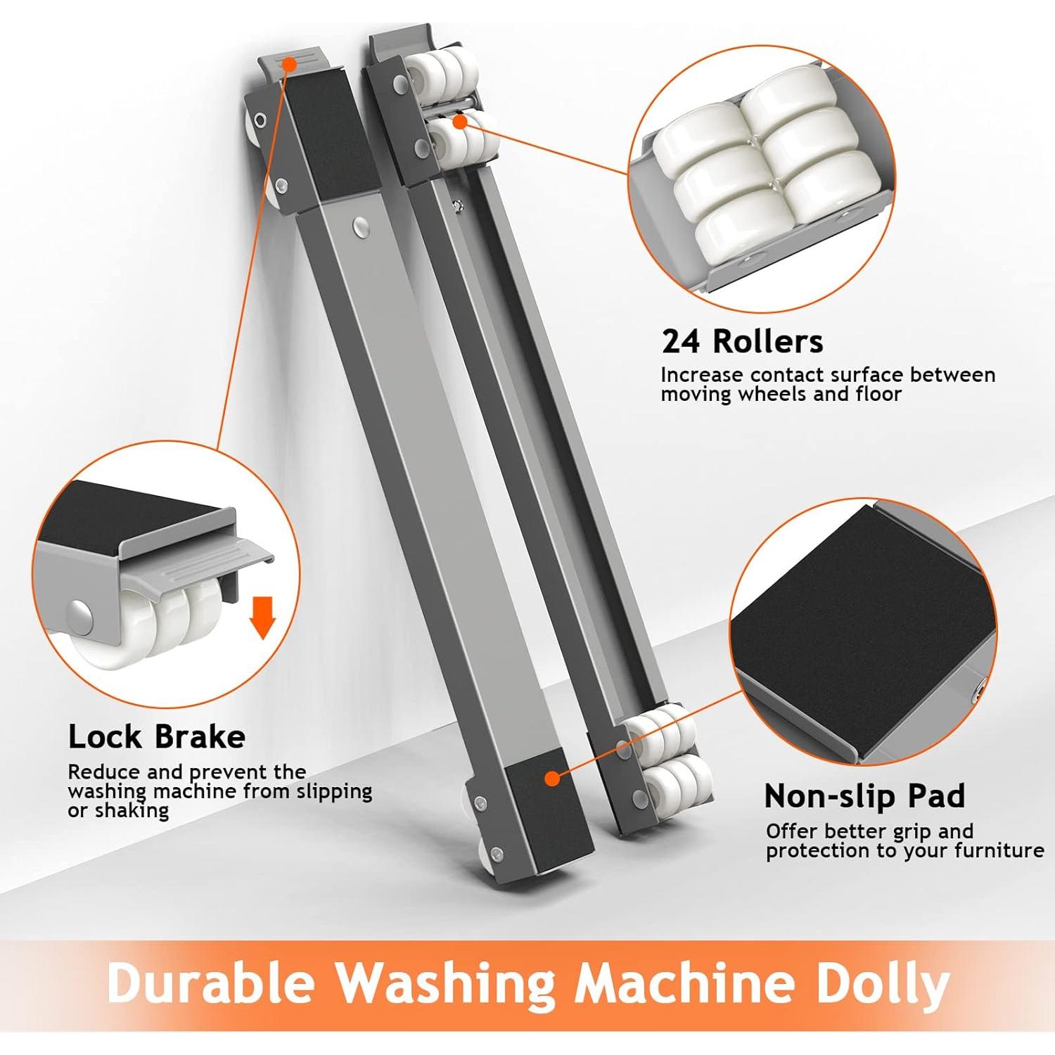 Carro de Lavadora Ronlap RLWB01GY-EU Extensible 71 cm Gris