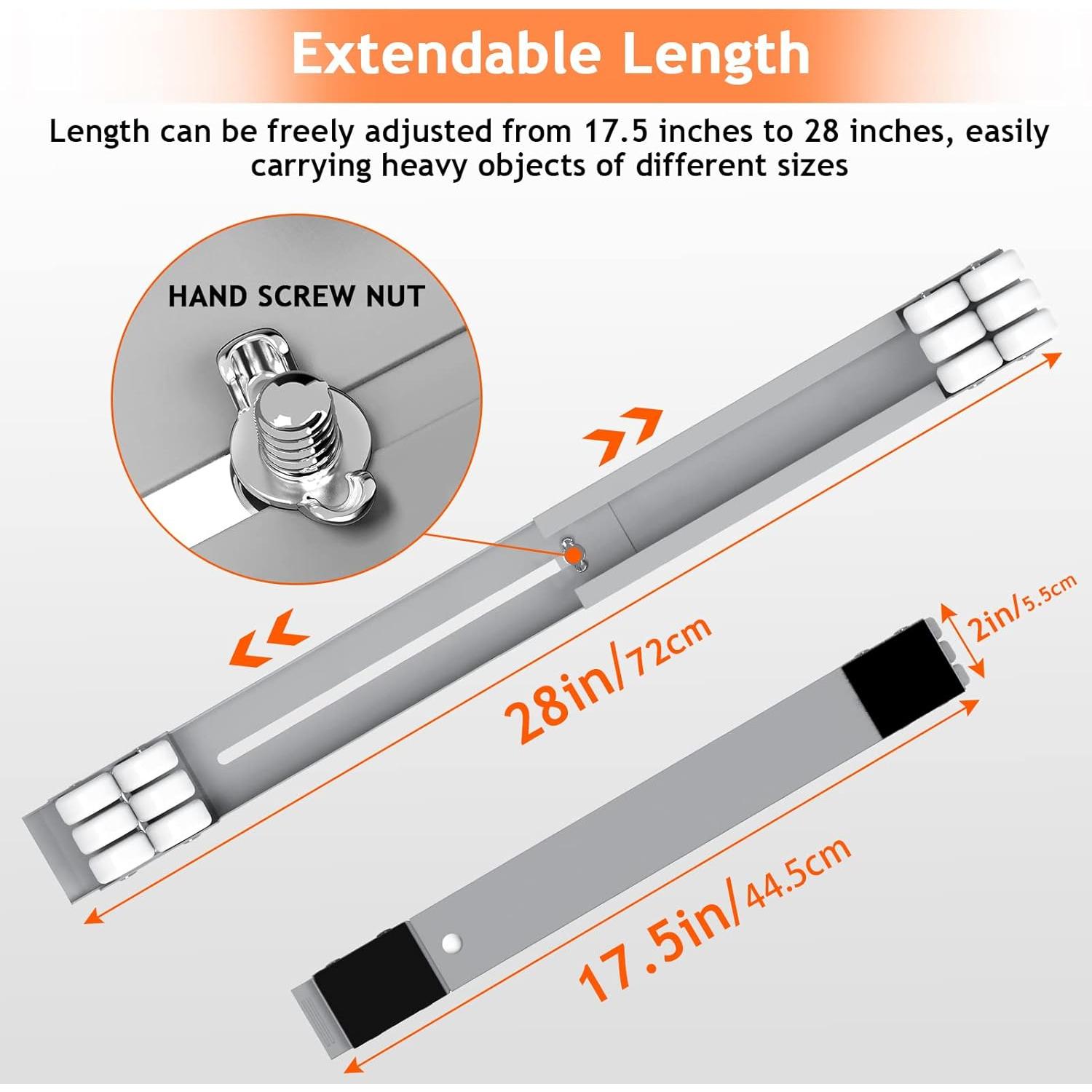 Carro de Lavadora Ronlap RLWB01GY-EU Extensible 71 cm Gris