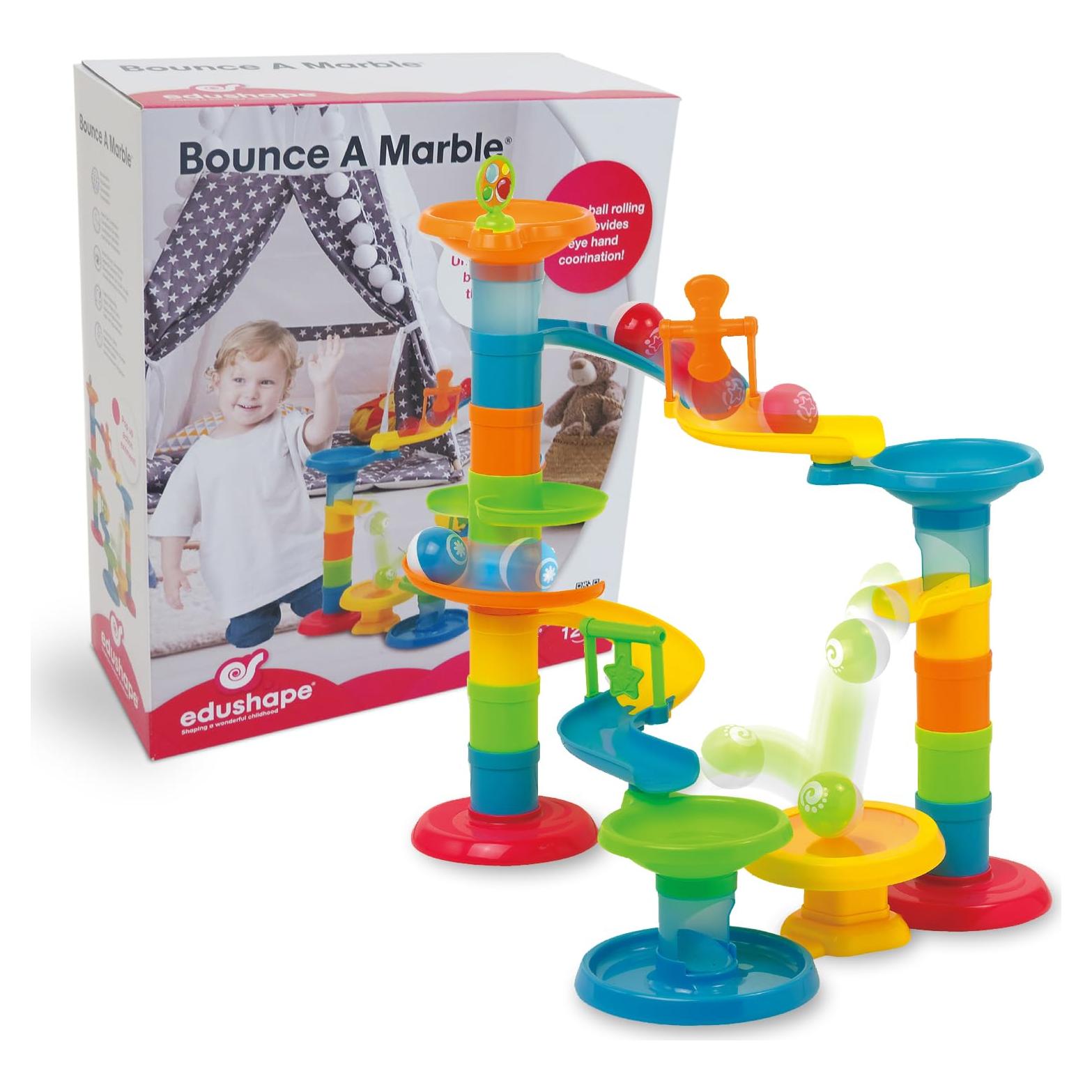 Edushape Pista de Canicas 30 Piezas 809801 Juego Educativo