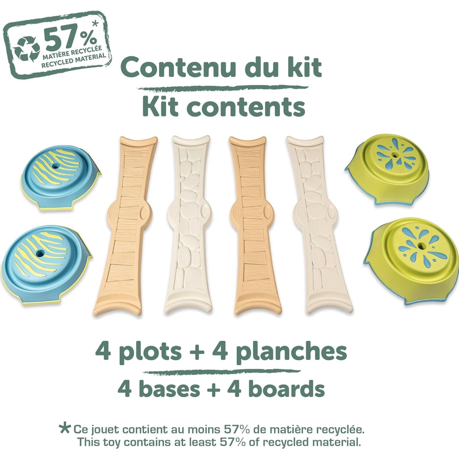 Curso de Habilidades Motoras Smoby Life - 4 Tableros - 3.5 m