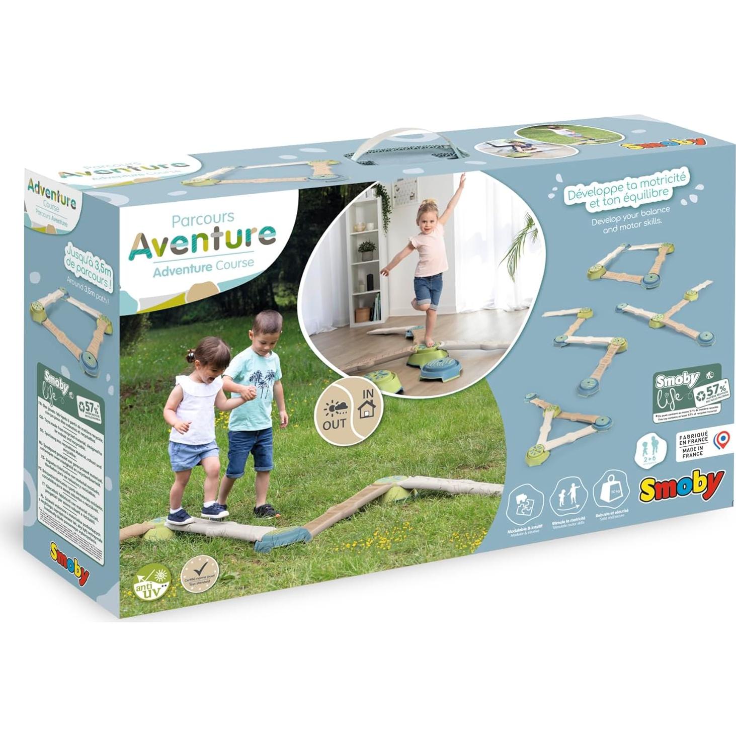 Curso de Habilidades Motoras Smoby Life - 4 Tableros - 3.5 m