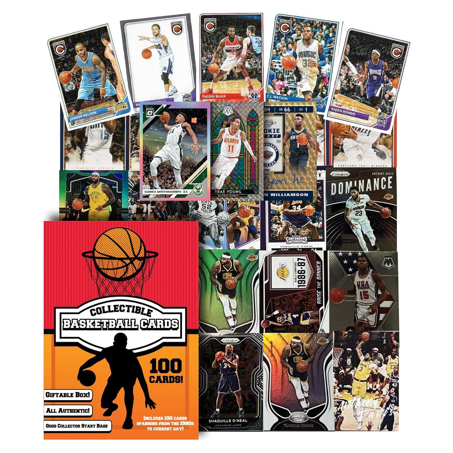 Conjunto de 100 Tarjetas de Baloncesto NBA - Mighty Mojo - Alta Calidad