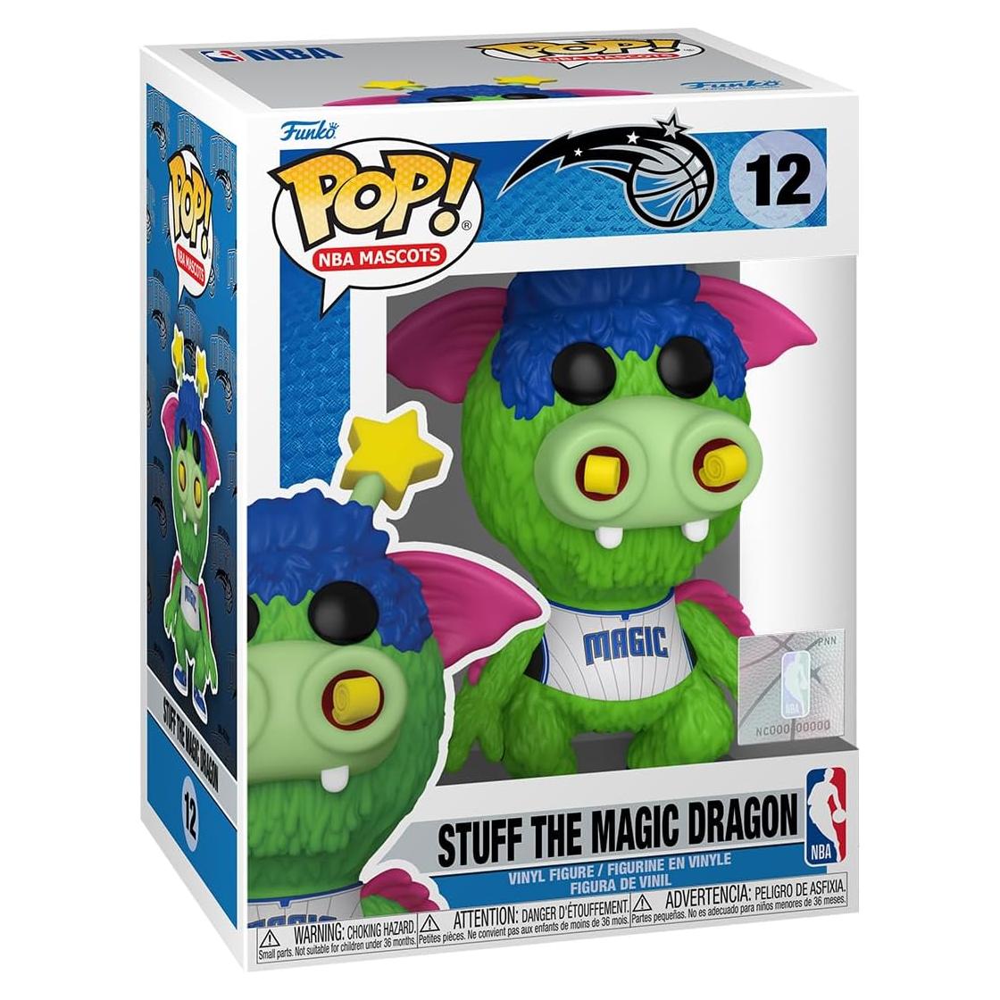 Figura de Vinilo Funko POP! NBA Stuff The Magic Dragon 11.4cm