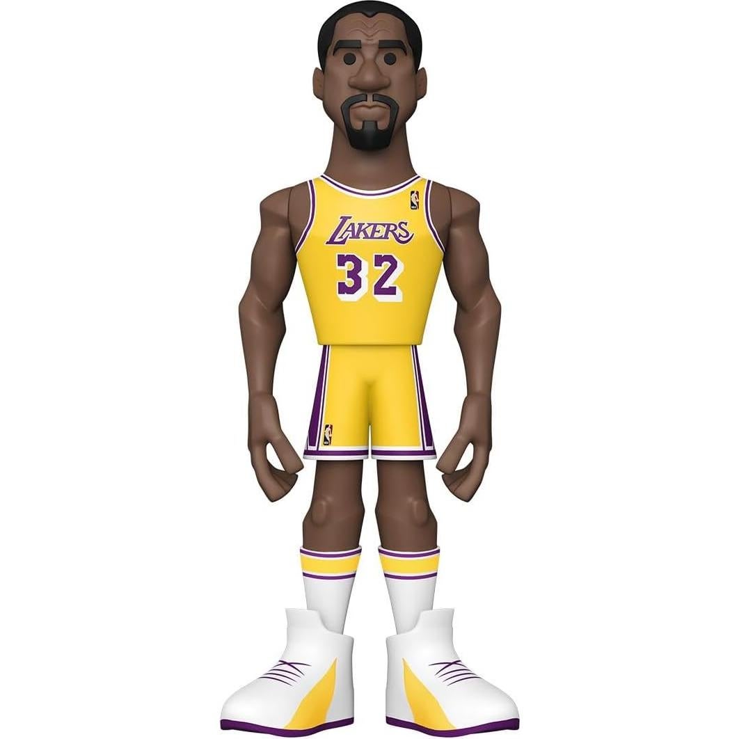 Figura Funko Gold Magic Johnson 12.7 cm Lakers NBA
