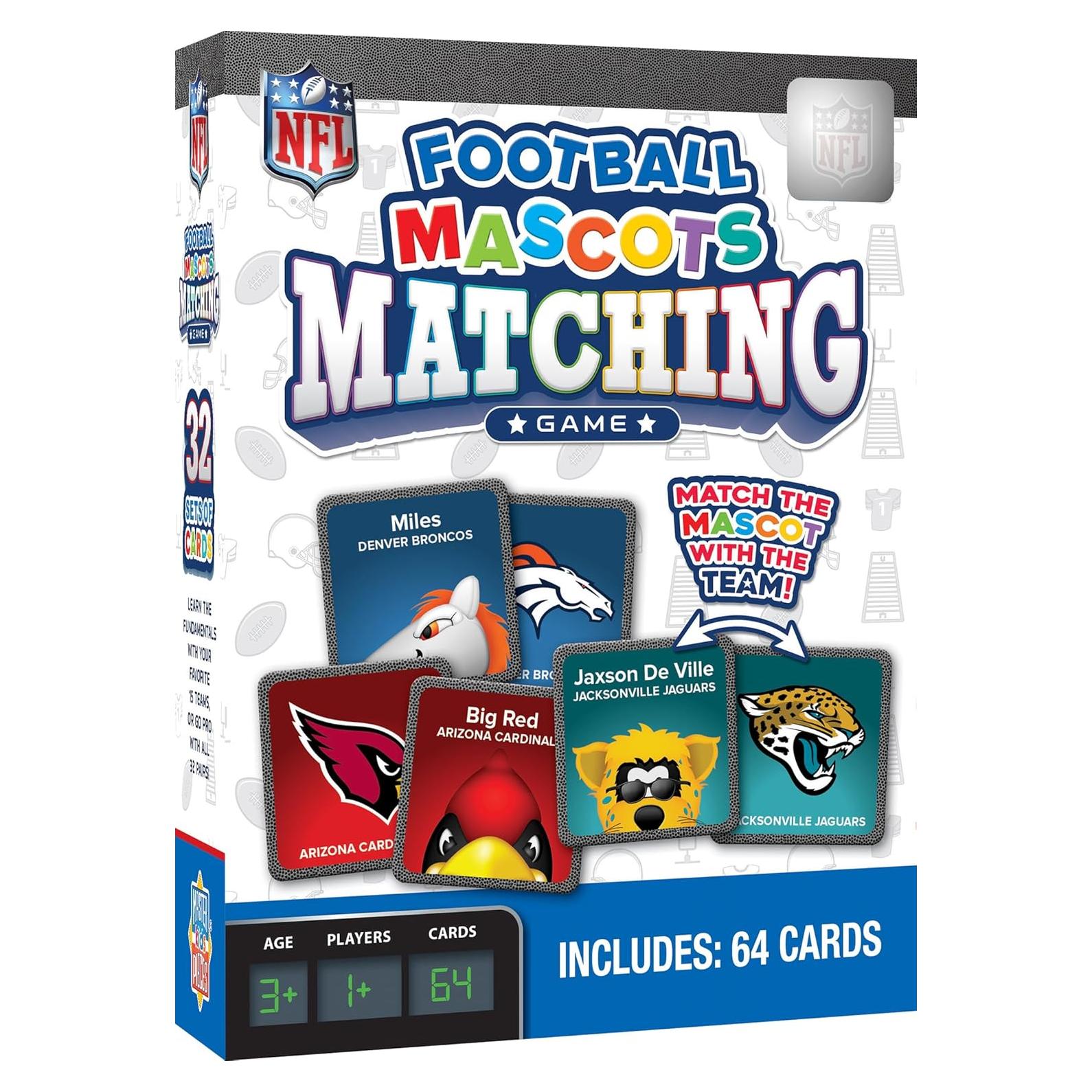 Juego de Emparejamiento de Mascotas NFL MasterPieces - 32 Pares