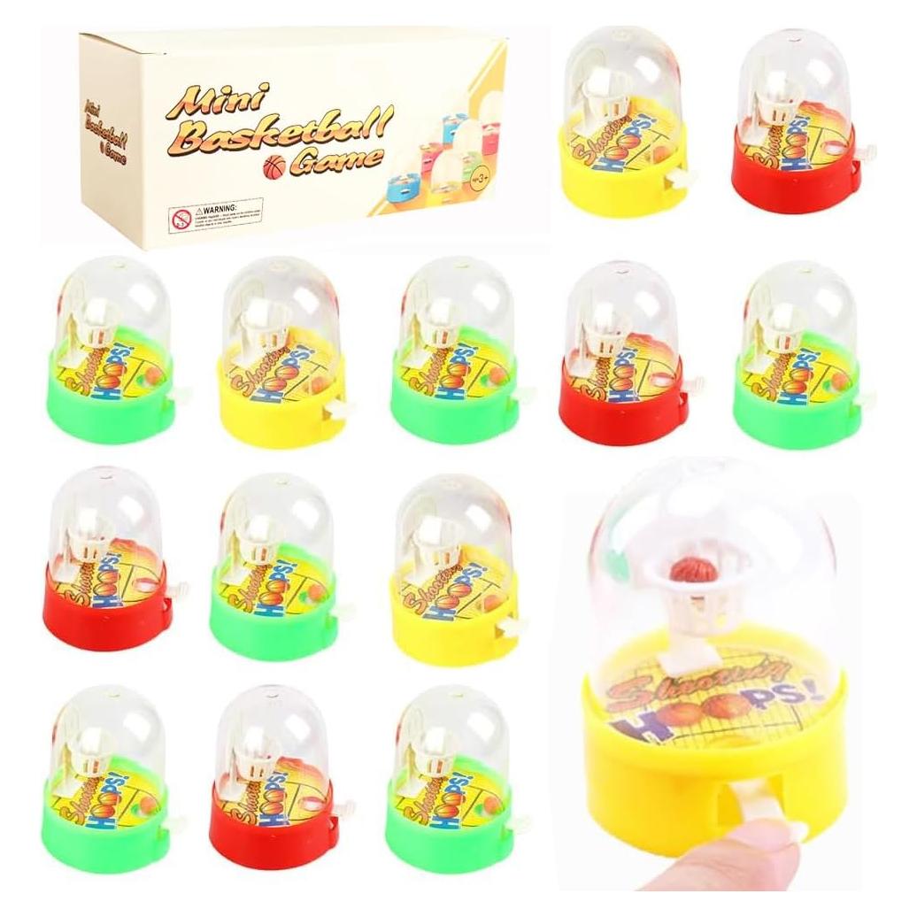 16 Mini Juegos de Baloncesto ZANSU - Decoración Fiesta y Aula