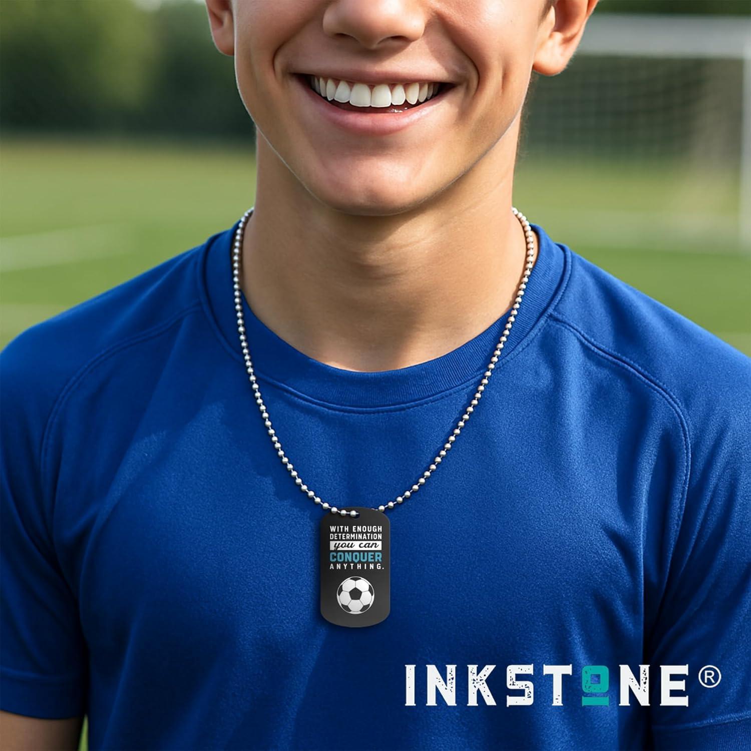 Collares de Perro Identificador Inkstone - Paquete de 12 con Citas Motivacionales