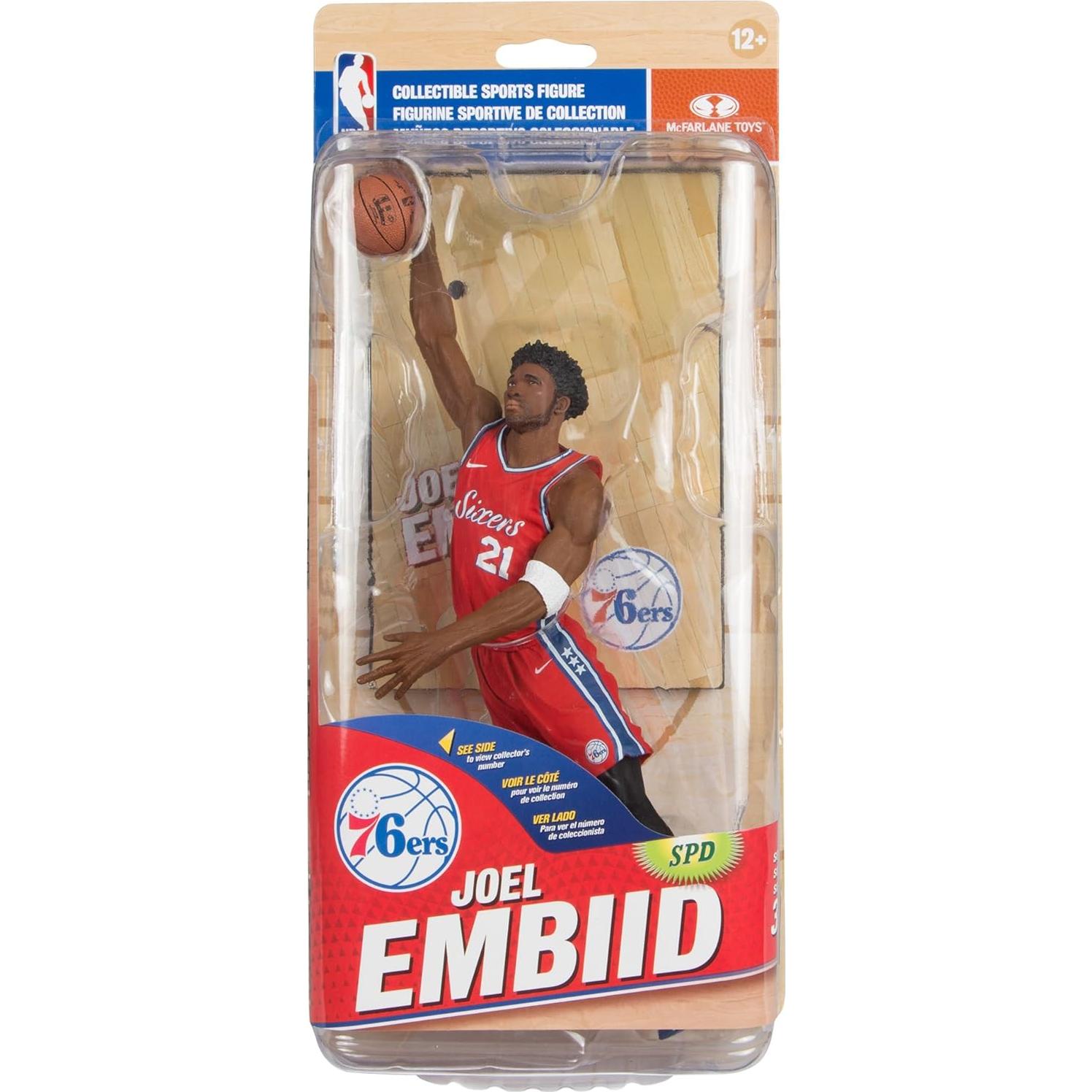 Figura de acción NBA Joel Embiid Philadelphia 76ers McFarlane