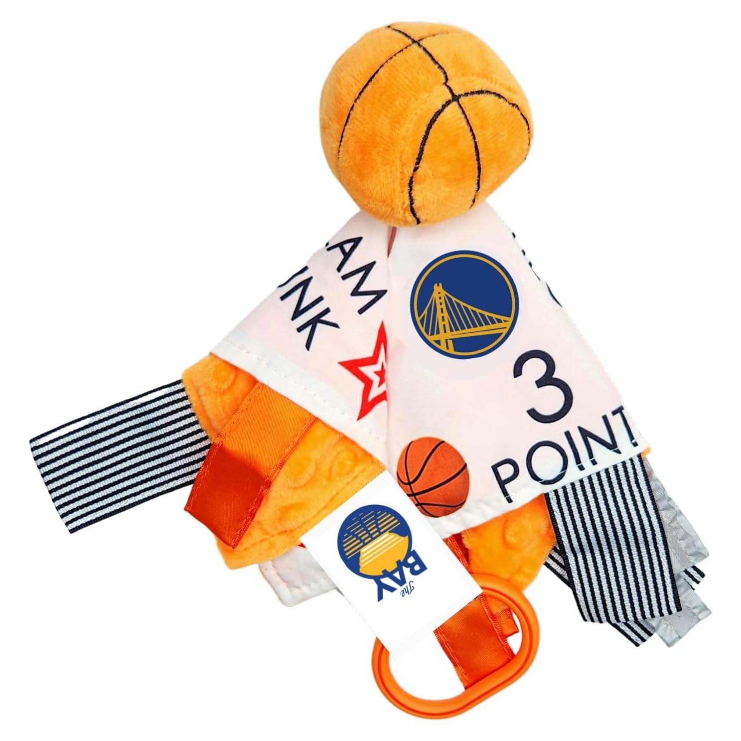 Juguete de Etiqueta Baby Jack Baloncesto NBA para Bebés - Suave y Seguro