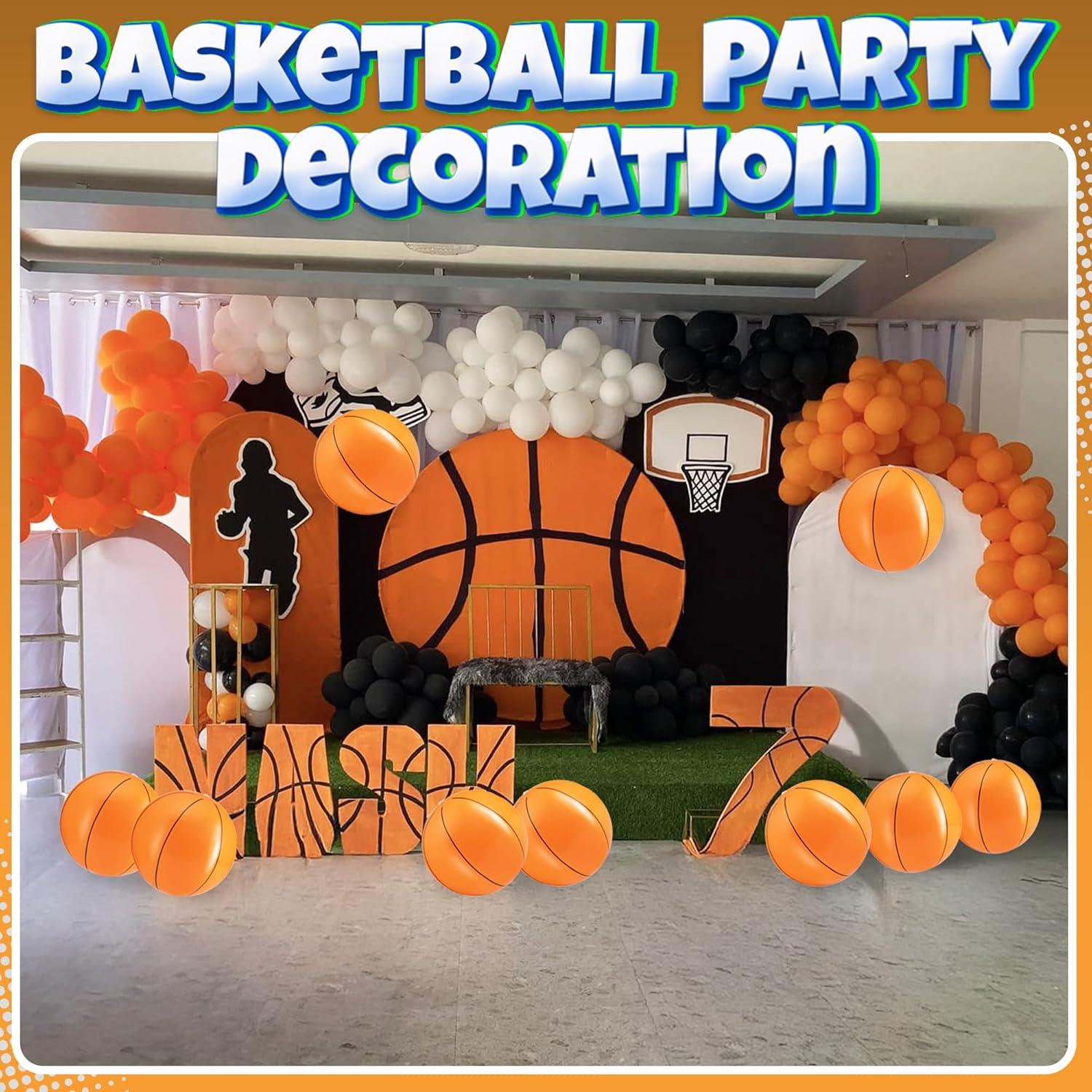 Paquete de 12 Balones de Baloncesto Inflables Bedwina 40.64 cm