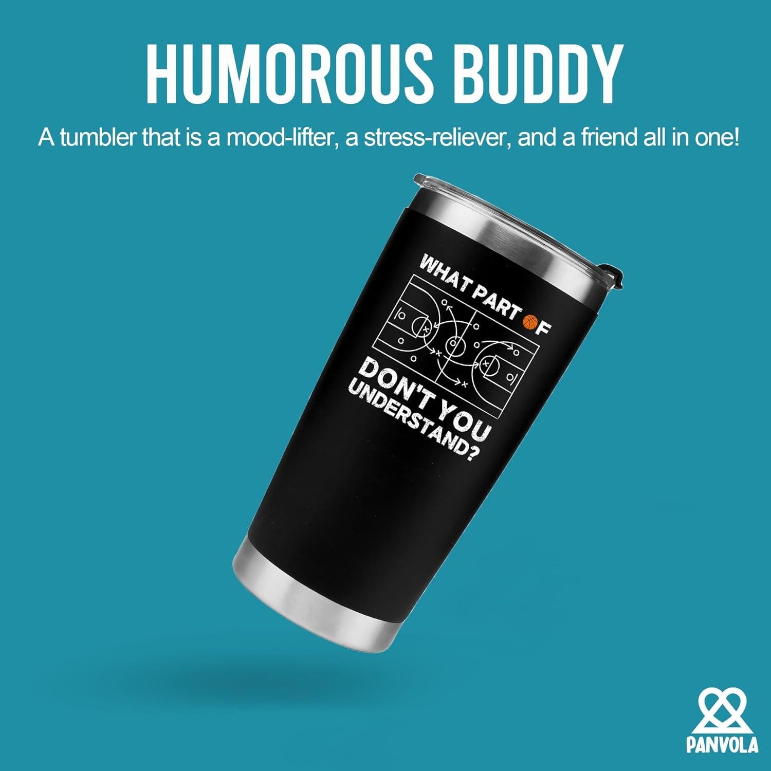 Vaso de Acero Inoxidable Panvola 20 oz Aislado al Vacío