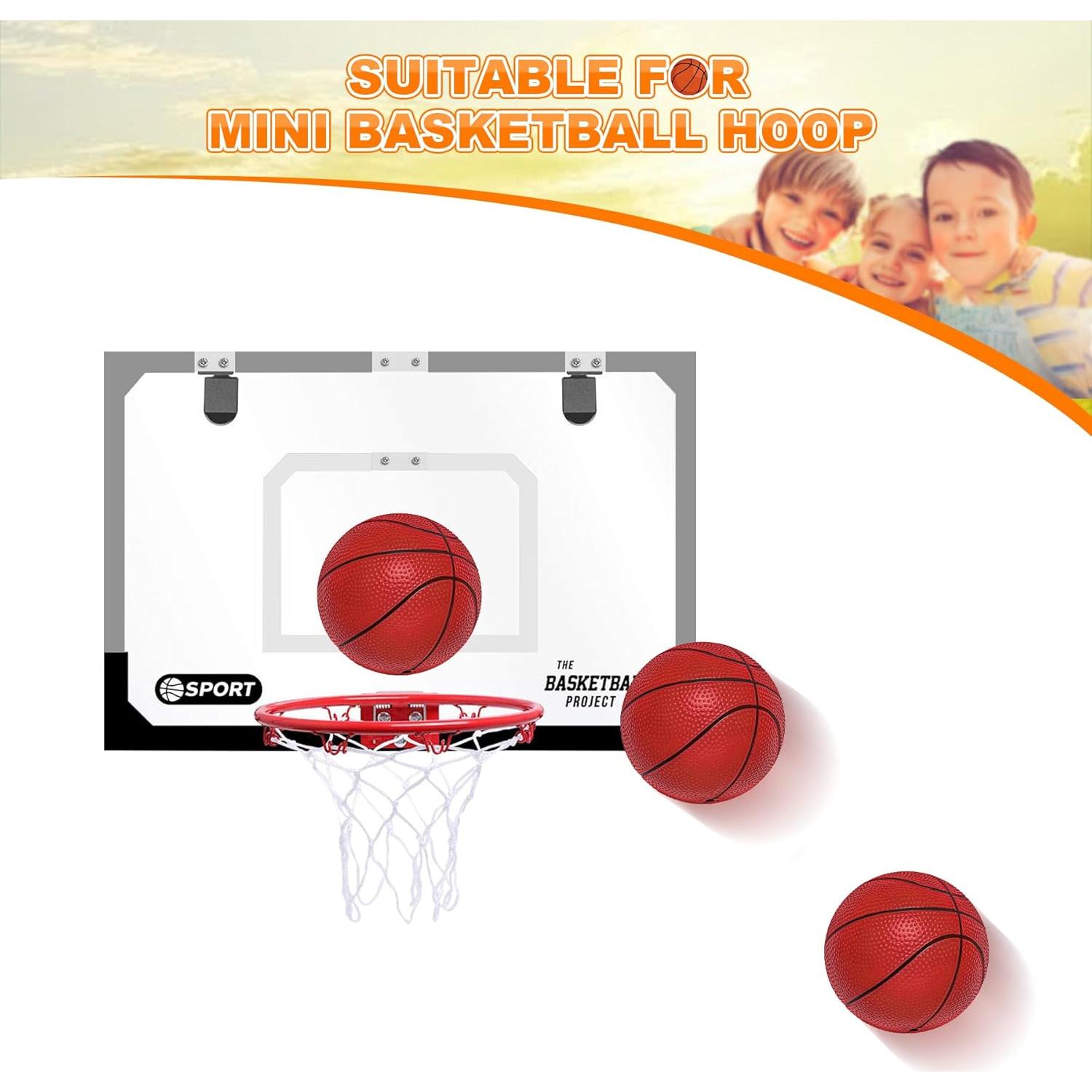 Paquete de 2 Balones de Baloncesto Vobab 15.24 cm PVC