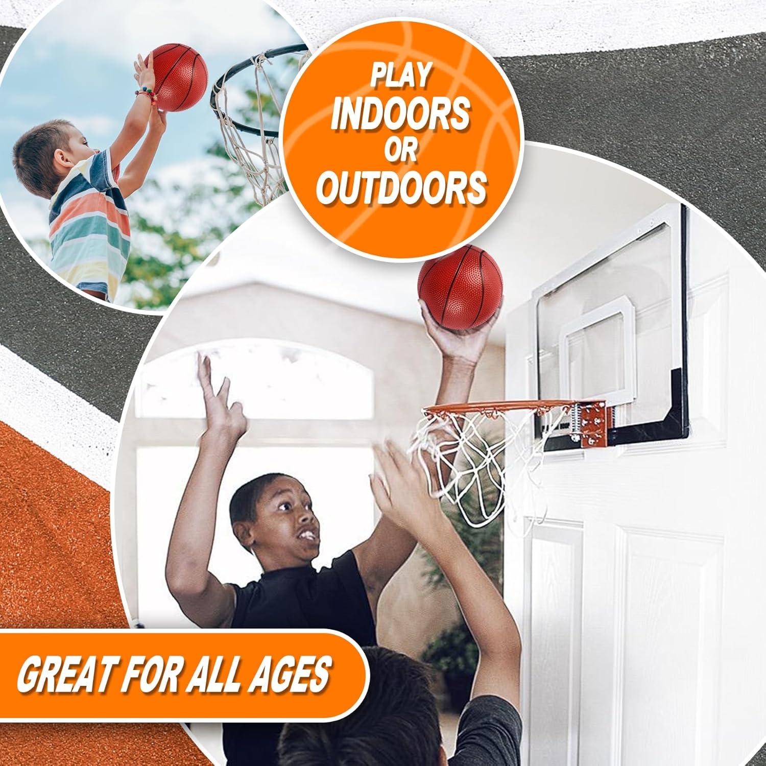 Paquete de 2 Balones de Baloncesto Vobab 15.24 cm PVC