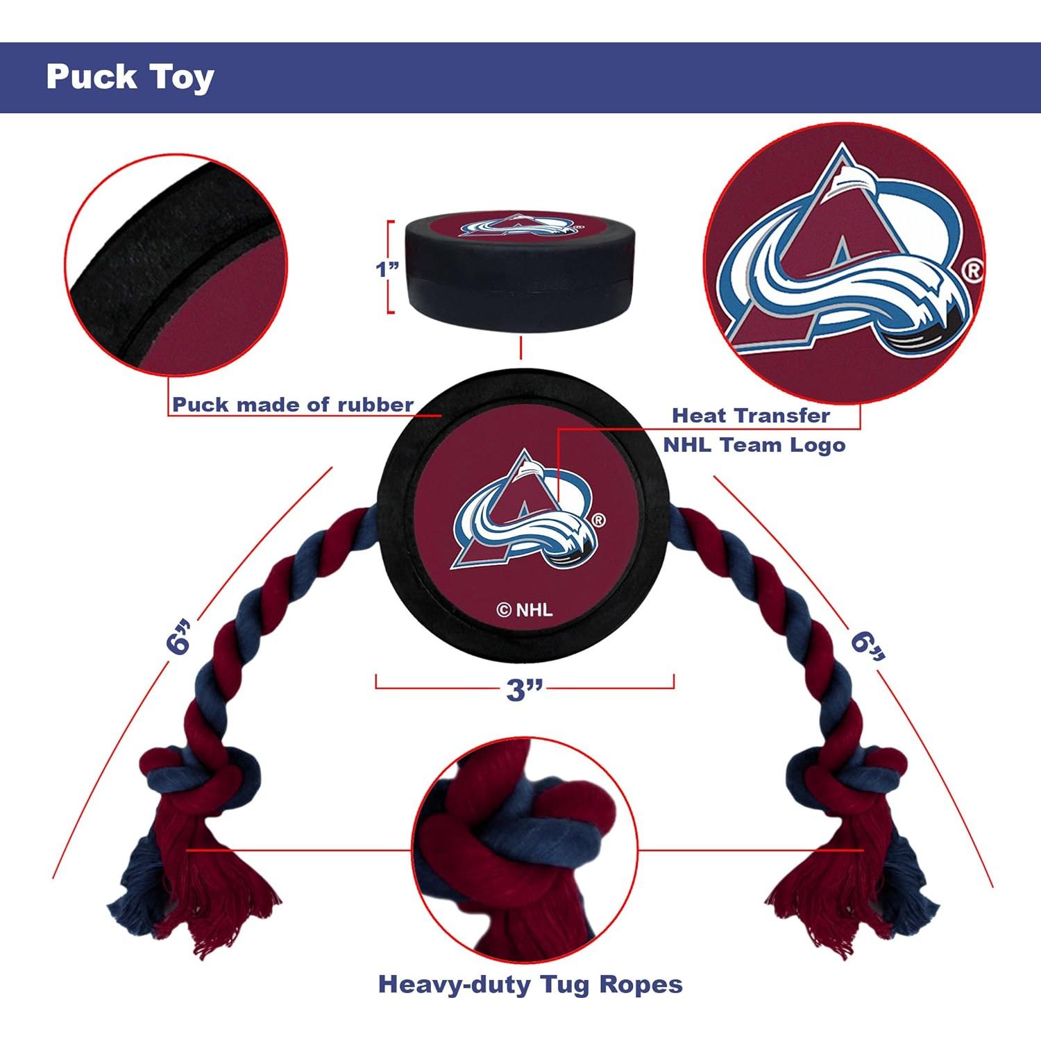 Juguete de disco de hockey Pets First para perros 38 cm