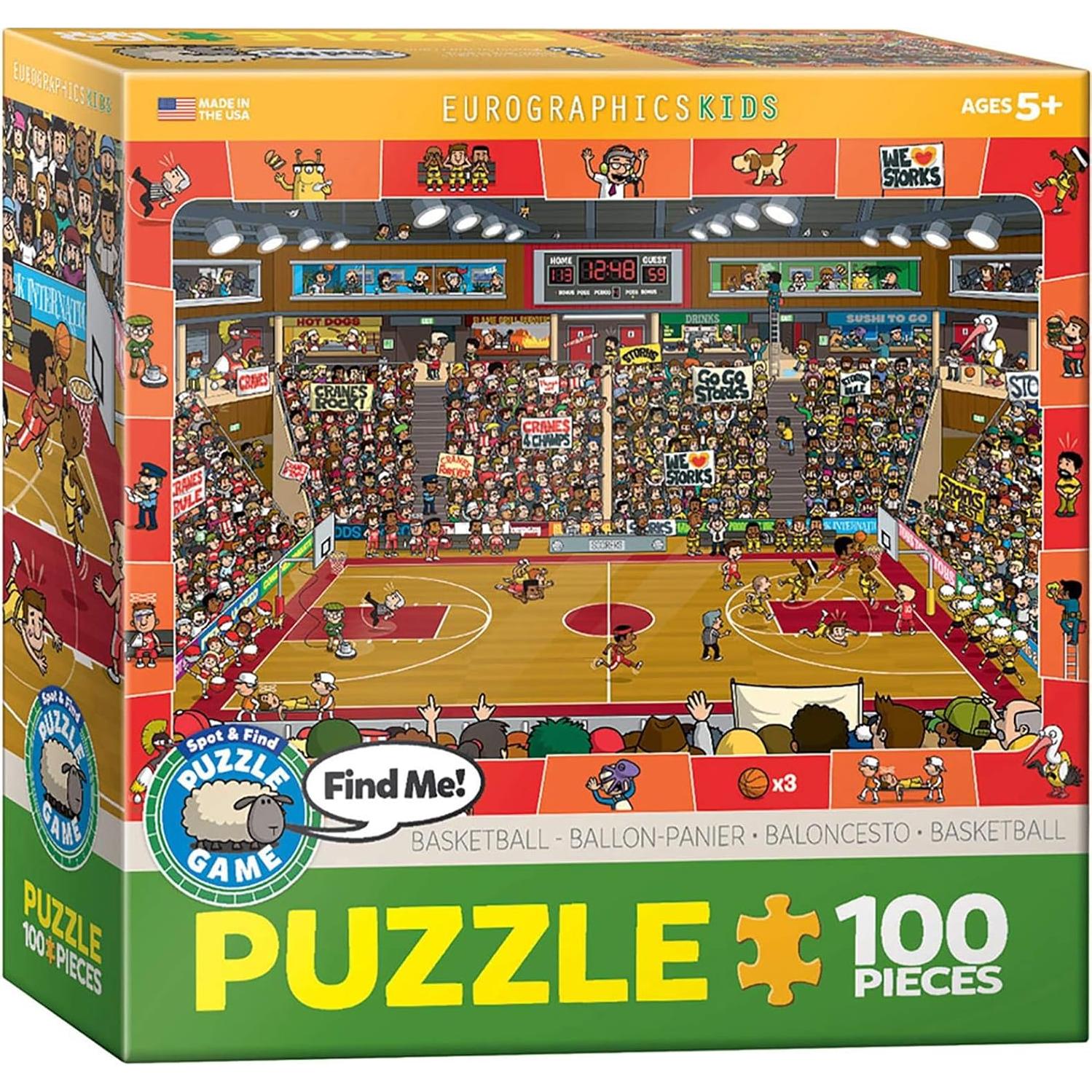 Rompecabezas Baloncesto EuroGraphics 100 Piezas 33x48 cm