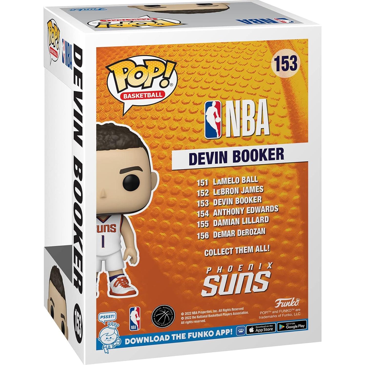Figura Funko Pop! Devin Booker NBA Phoenix Suns 10 cm