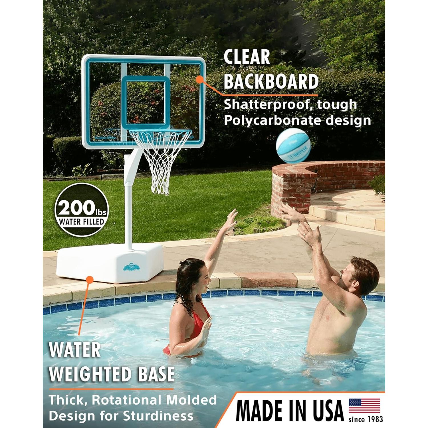 Aro de Baloncesto para Piscina Dunn-Rite Splash & Shoot 18"