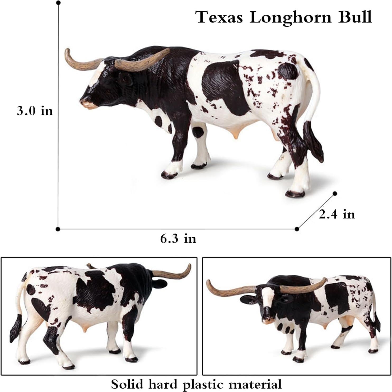 Figura de Vaca Longhorn EOIVSH 16 cm Juguete Educativo