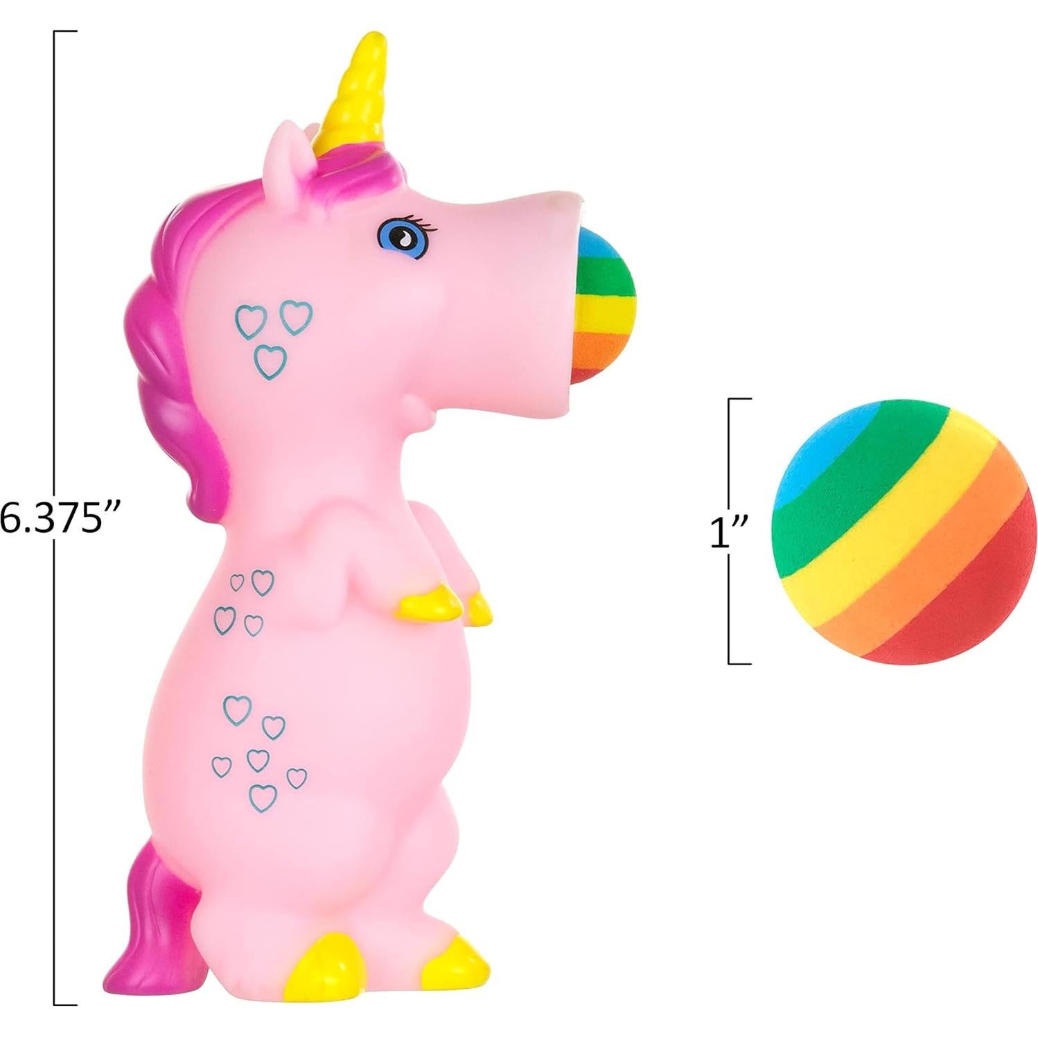 Lanzador de Pelotas de Unicornio Expressions - Juguete Squishy