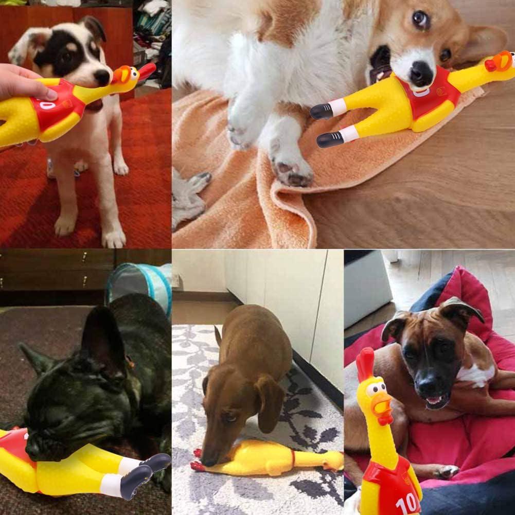 Juguete de Goma Chirriante POPLAY 35 cm para Perros y Niños