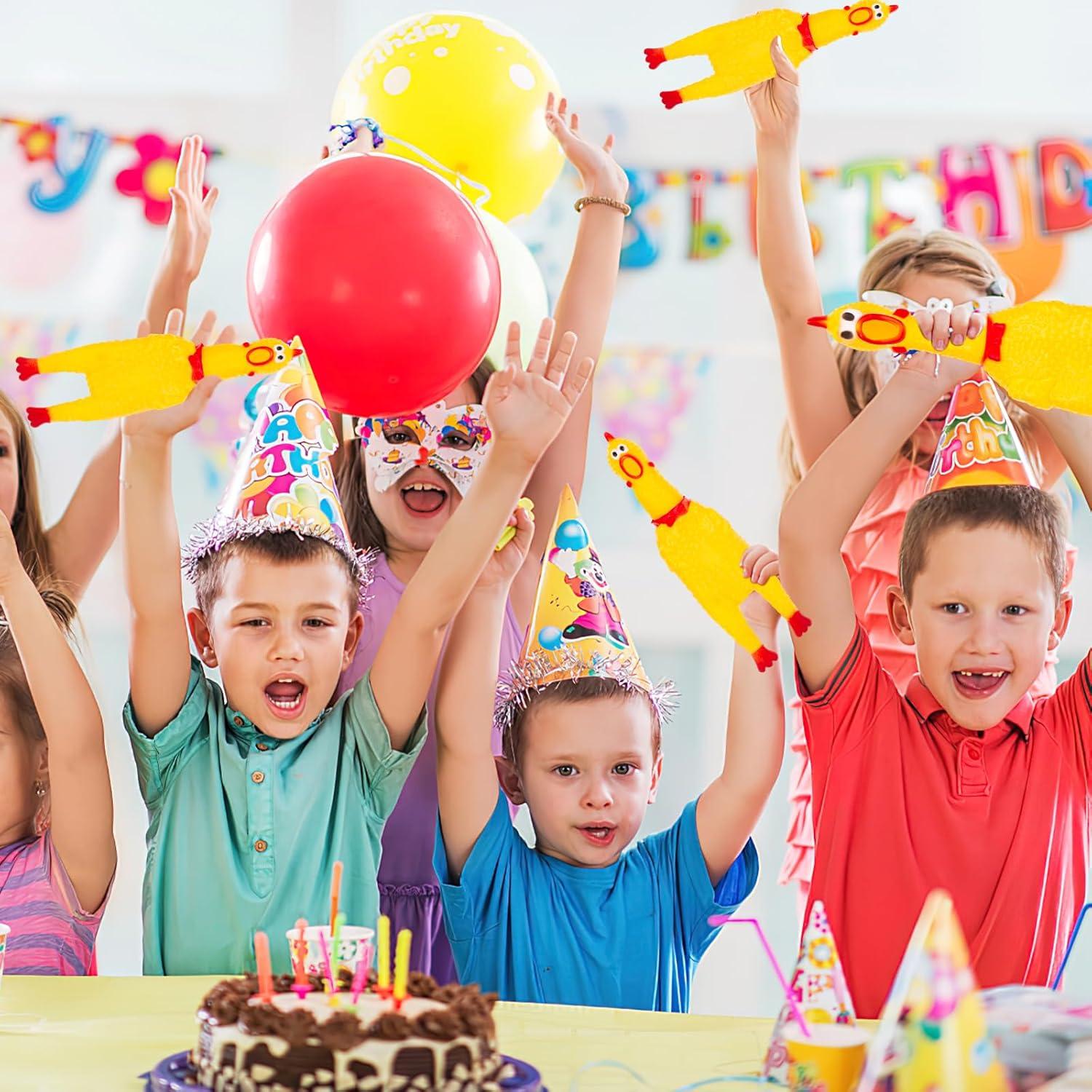 Juguetes de Pollo de Goma MCPINKY - 3 Piezas para Perros