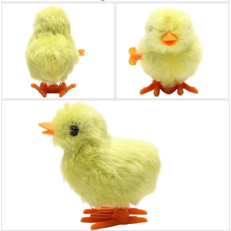 Juguetes de Cuerda 3 Nutrias - 12 Pollitos Saltarines de Peluche