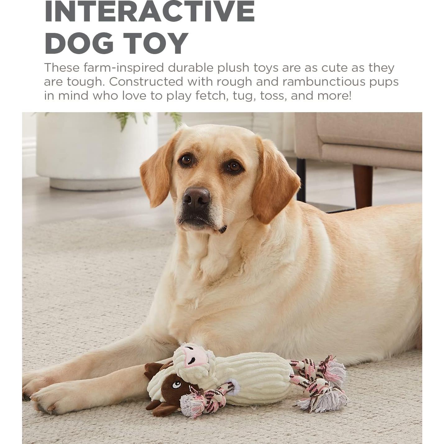 Juguete de Perro de Peluche Outward Hound Vaca Ranch Roperz