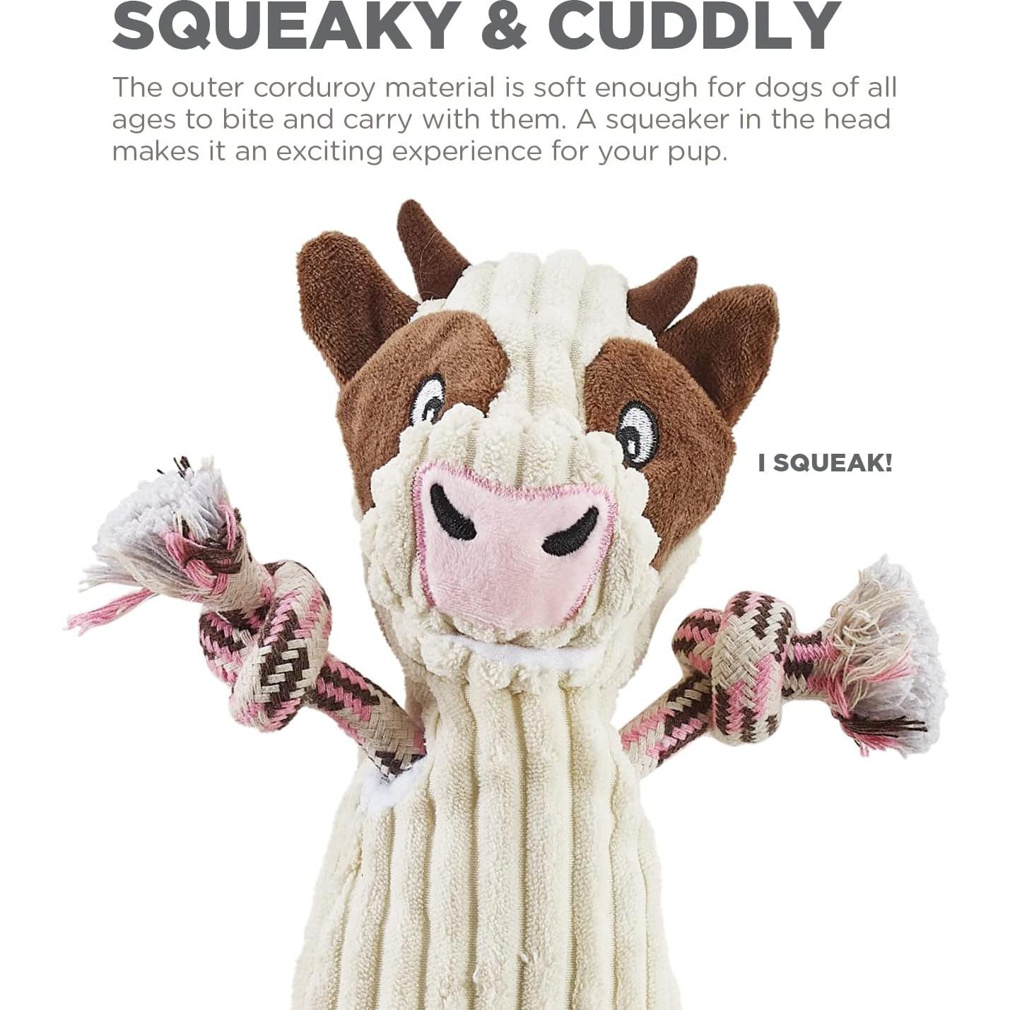 Juguete de Perro de Peluche Outward Hound Vaca Ranch Roperz