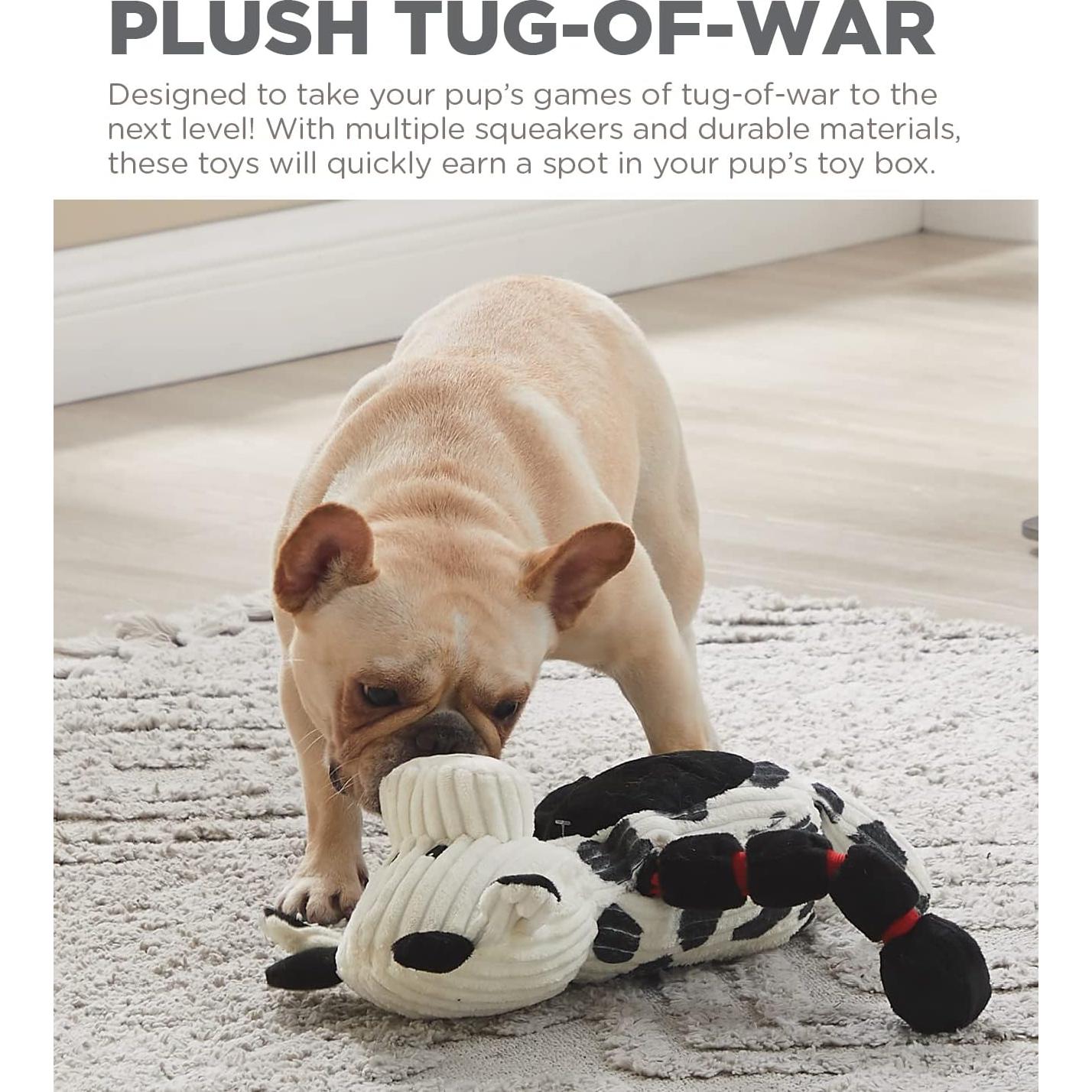 Juguete de Tirar y Aflojar Peluche Outward Hound Vaca 40.9cm