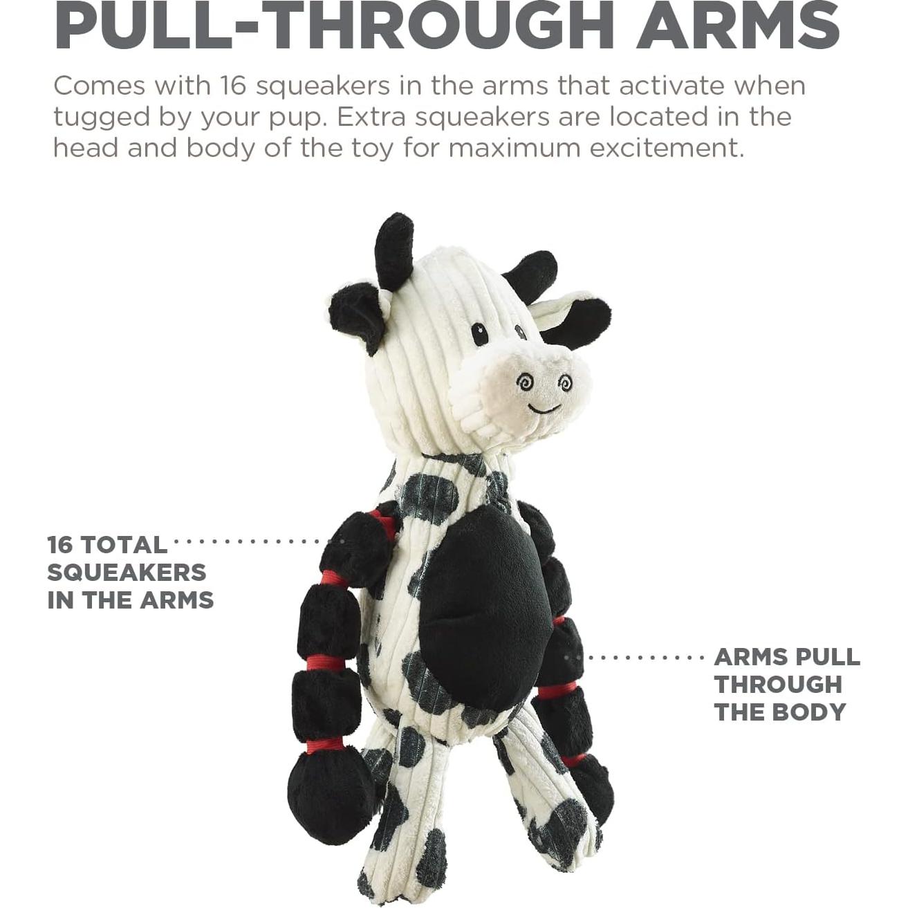 Juguete de Tirar y Aflojar Peluche Outward Hound Vaca 40.9cm