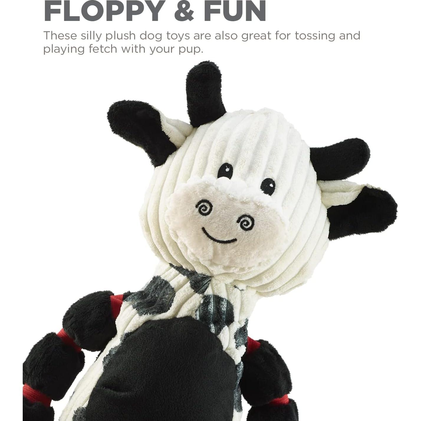 Juguete de Tirar y Aflojar Peluche Outward Hound Vaca 40.9cm