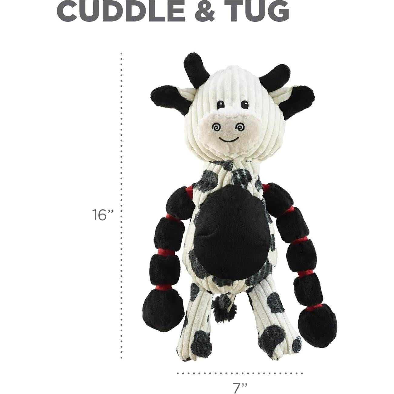 Juguete de Tirar y Aflojar Peluche Outward Hound Vaca 40.9cm