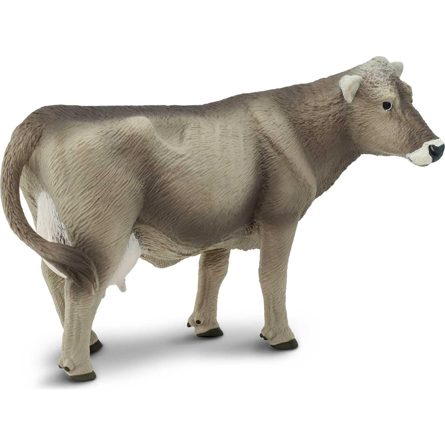 Figura de Vaca Suiza Marrón Safari Ltd. 13.34 cm Juguete Educativo