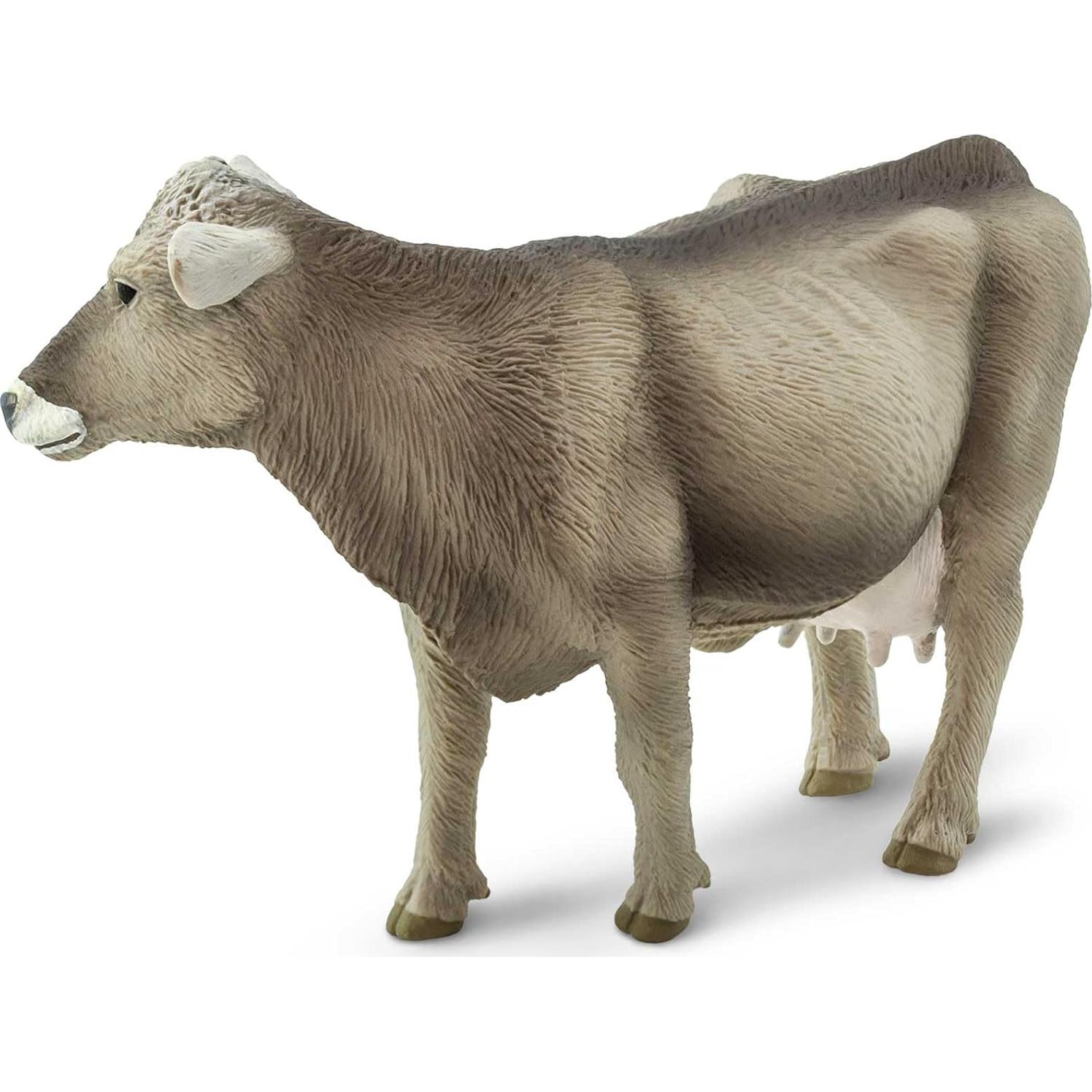 Figura de Vaca Suiza Marrón Safari Ltd. 13.34 cm Juguete Educativo