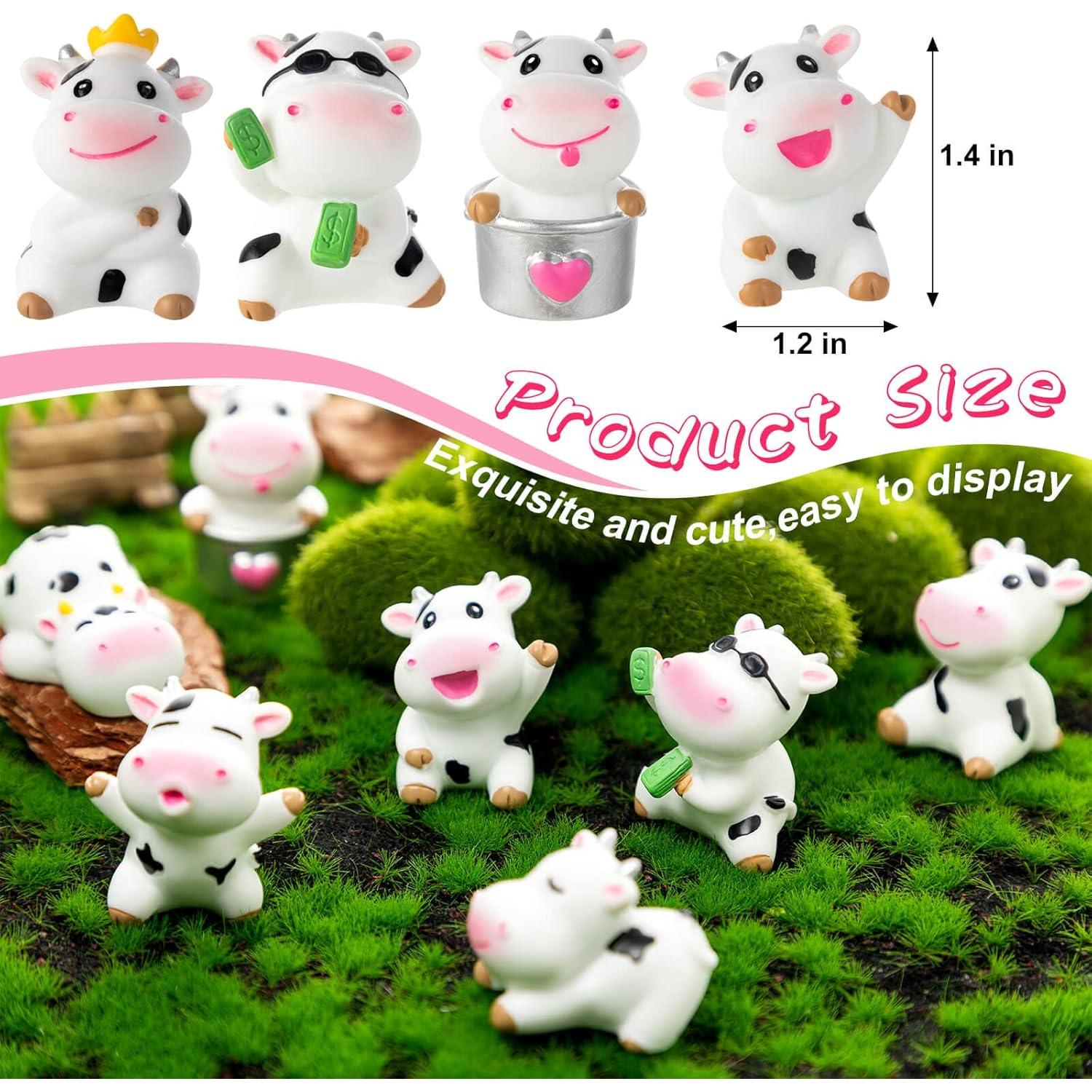 16 Figuras de Vaca Miniatura TORINALITAL para Decoración