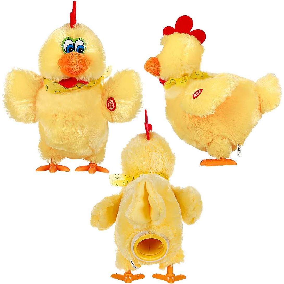 Juguete de Pascua Pollo Loco SteamerLove con Sonido y Huevos