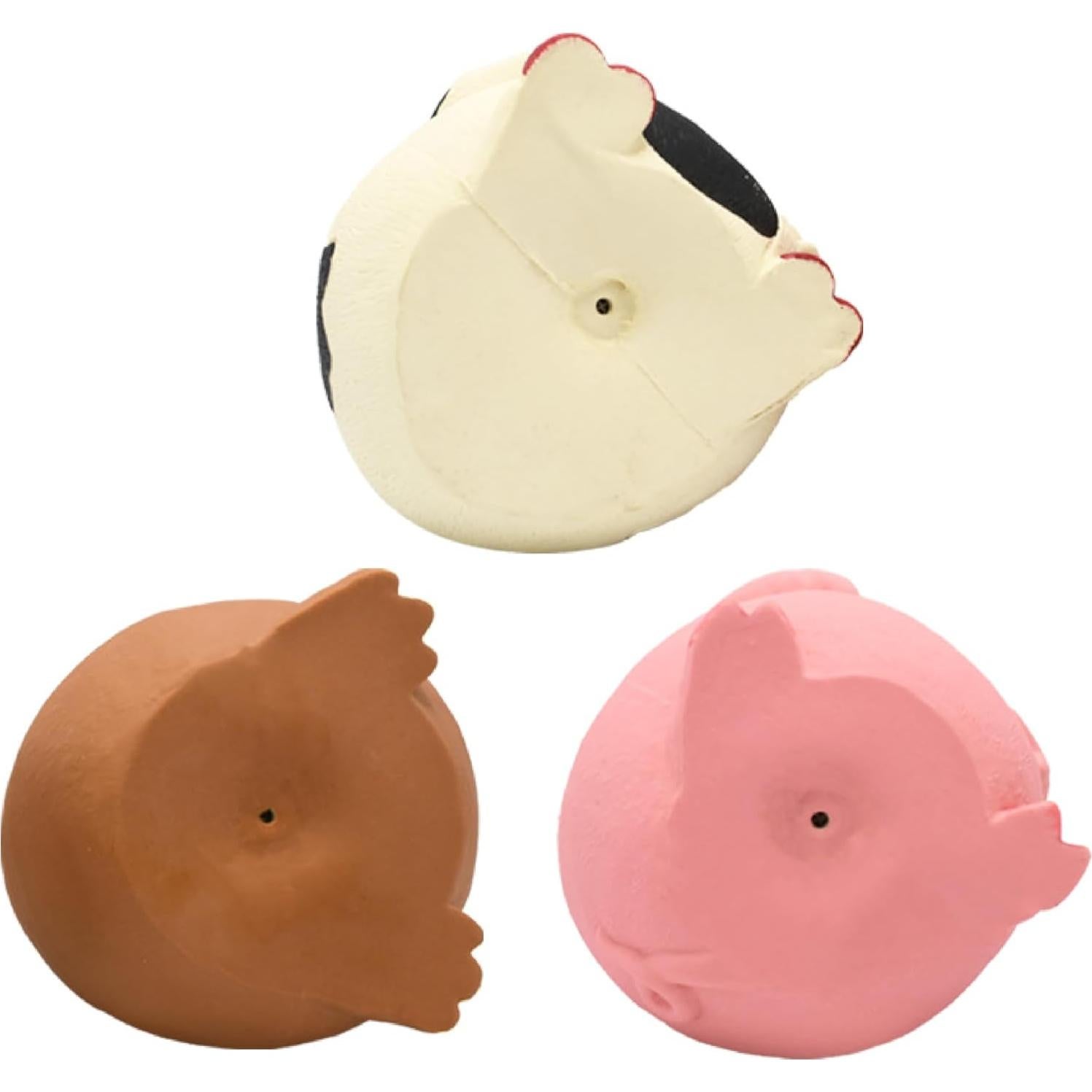 Juguetes para Perros de Láttex Genérico - Set 3 Animales 14cm
