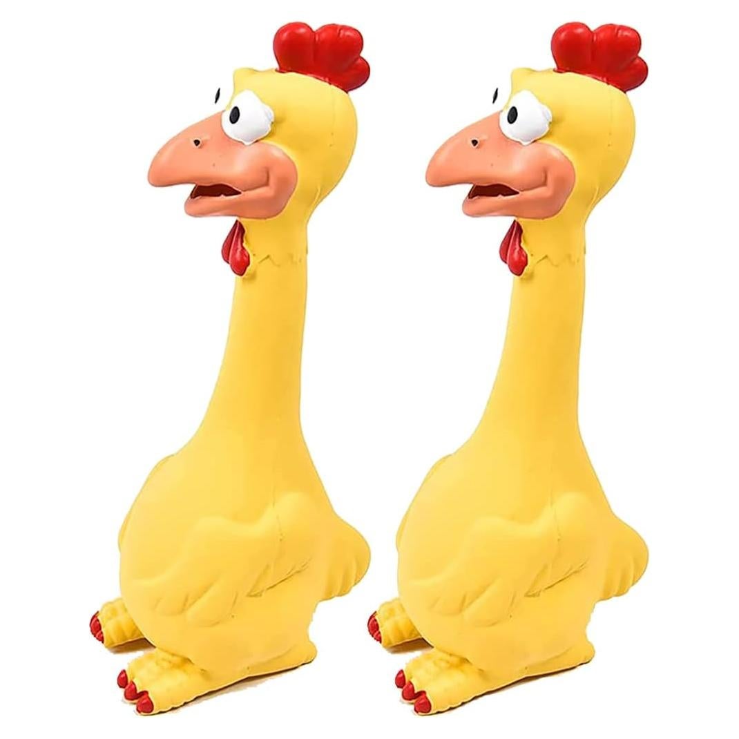 Juguete para Caballos LONG RIVER Pollo de Goma 28 cm