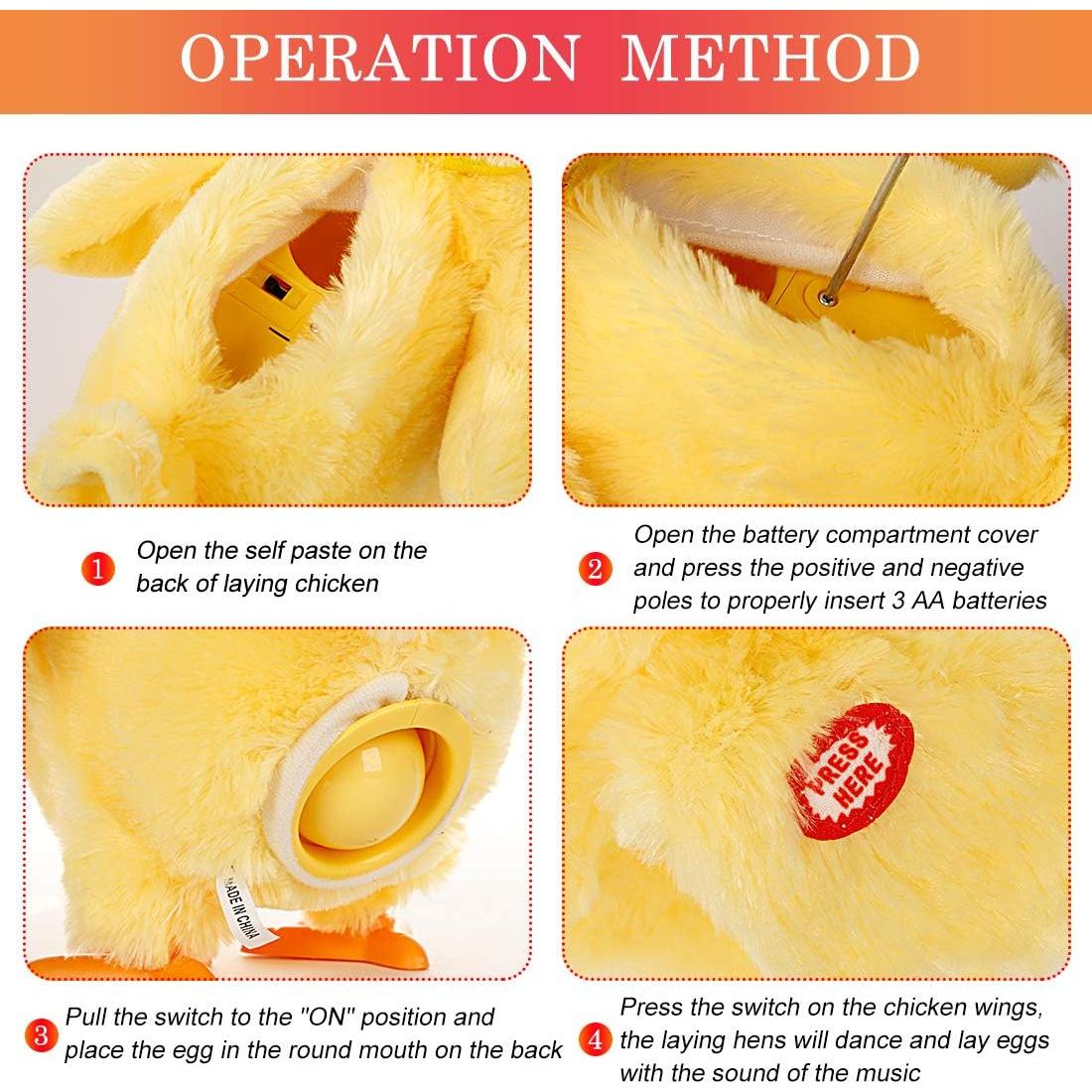 Muñeca de Juguete Pollo de Pascua Besteamer 29cm con Sonido