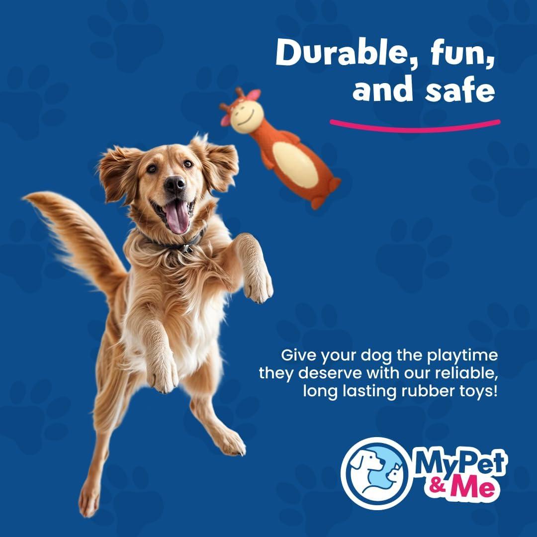 Juguete para Perros Mi Mascota y Yo Vaca Naranja 15.24 cm