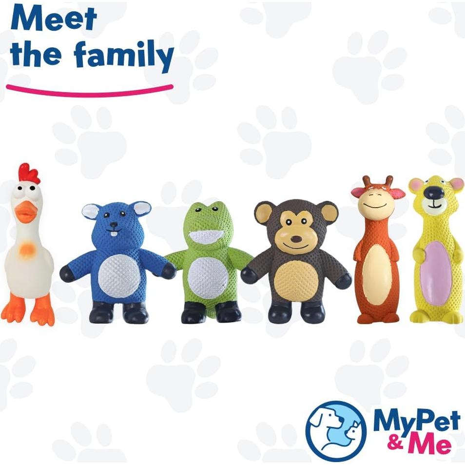 Juguete para Perros Mi Mascota y Yo Vaca Naranja 15.24 cm